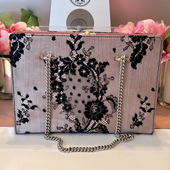 Rare Vintage Pink Lace Valentino Garavani Bag - Picture 2 of 11